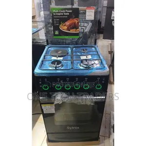 Standing Cooker 3+1 50 by 55 Syinix Jet Valve, Electric Oven
