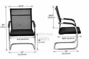 Office Chair : Cantilever Sled Base Office Training Chair