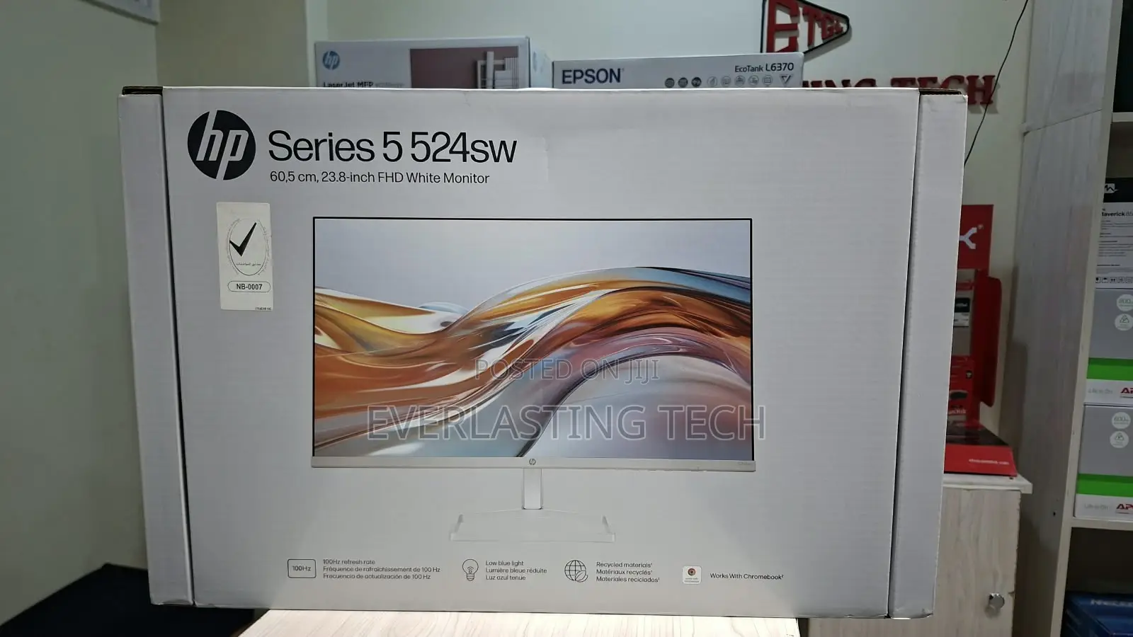 HP Series 5 524sw White 23.8" FHD 100Hz IPS Monitor