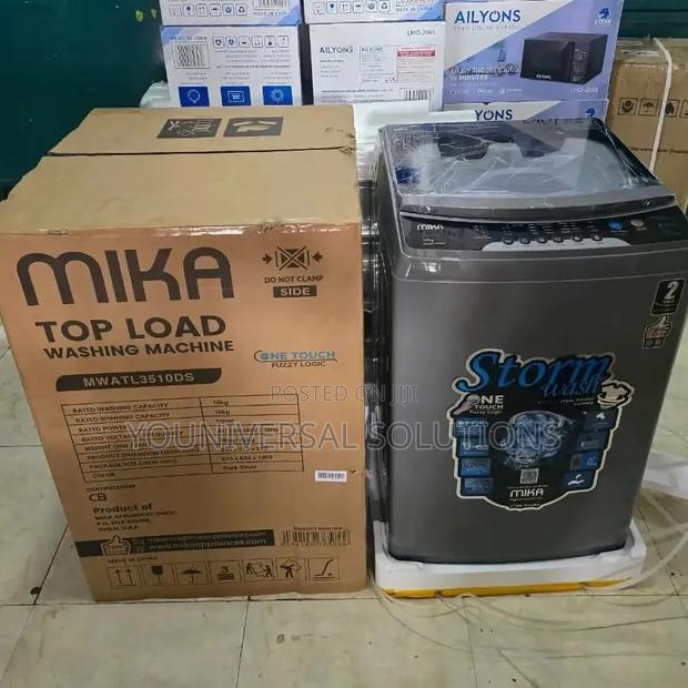 Mika 10kg Fully Automatic Top Load Washing Machine - main view