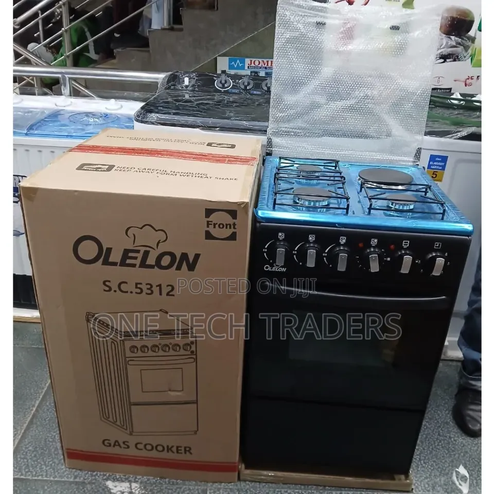 Olelon 50*55 3+1 Standing Cooker (Black)