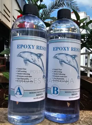 Crystal Clear 500ml Epoxy Resin Kit 1:1 Mix for Art and Coating
