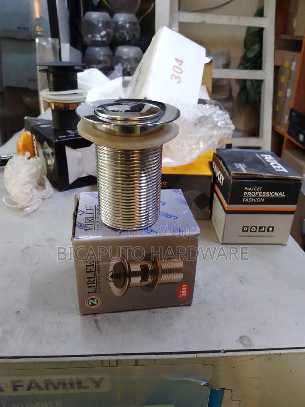 Automatic Pop-Up Waste Silver