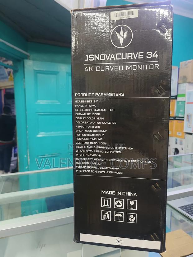 Jsnova 34 Inches Curved - thumbnail 4