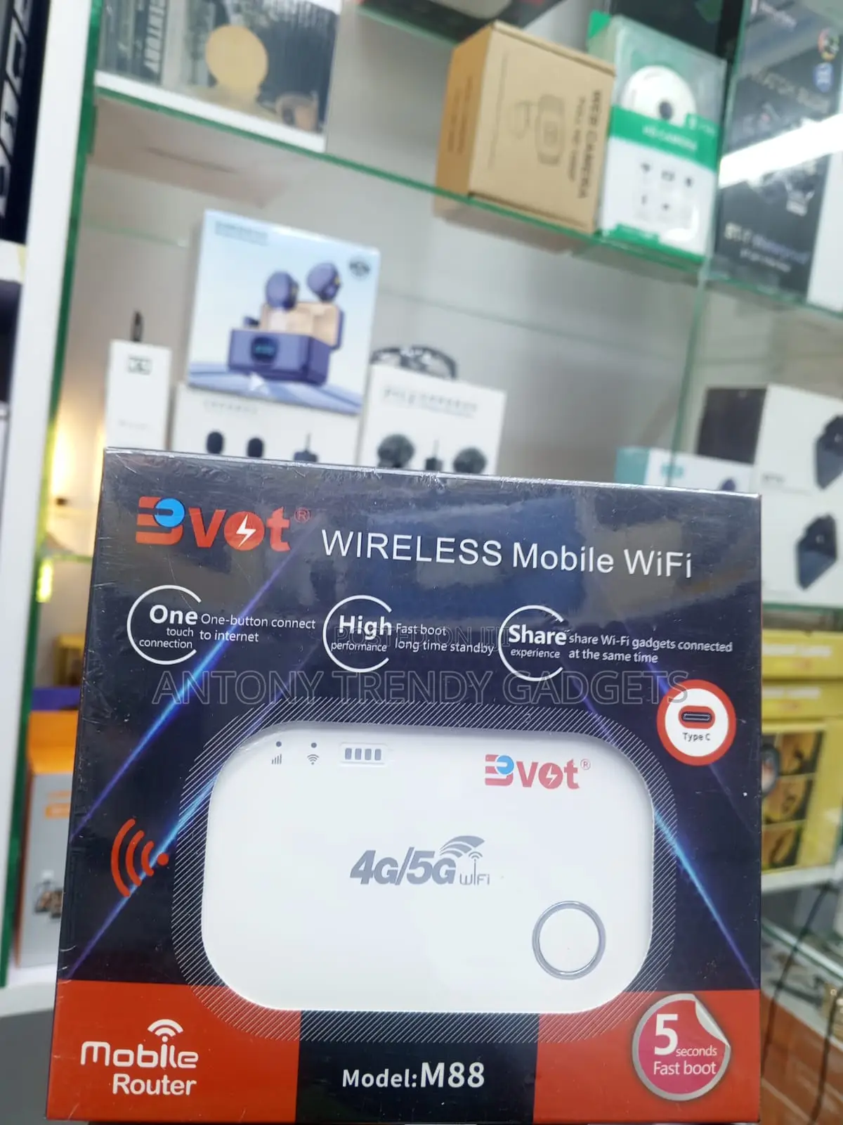 BVOT M88 Wireless Pocket WiFi Router for Travel Home