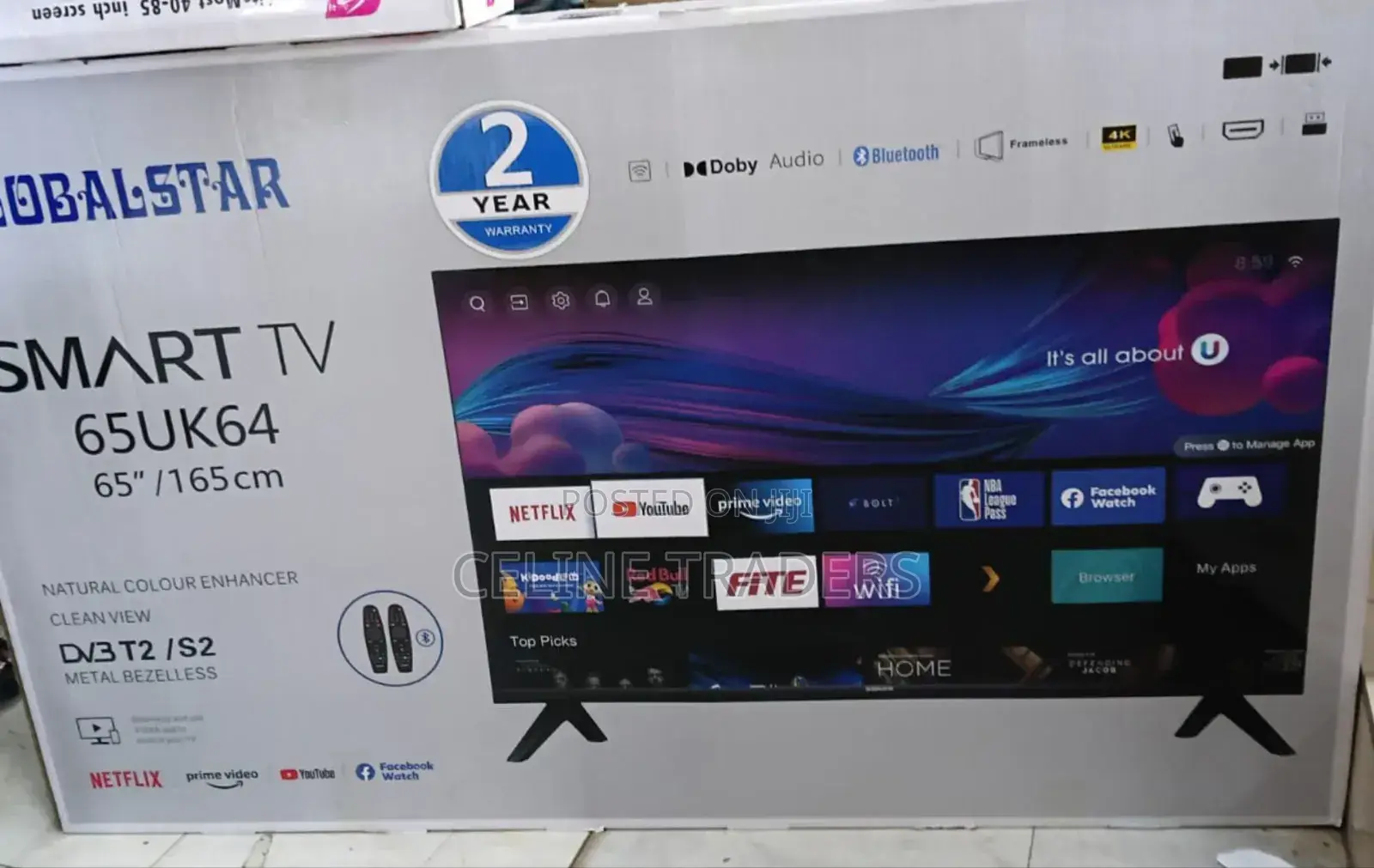 Globalstar 65 Inch UHD Smart TV
