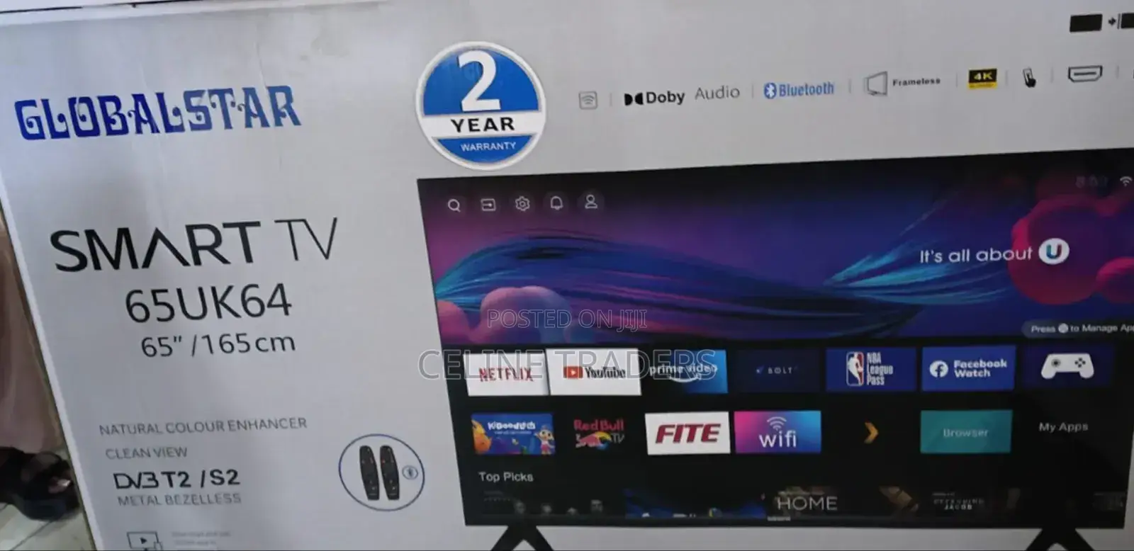 Globalstar 65 Inch UHD Smart TV