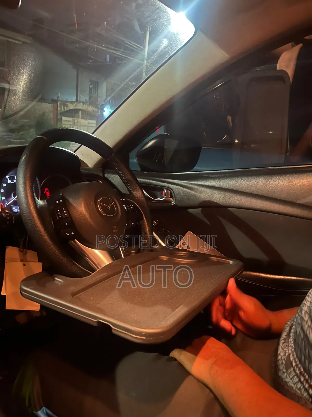 Universal Car Tray Table | Steering Wheel Seat Back Food Tray