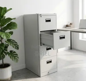 Office Cabinet : Modern 4-Drawer Vertical Office Steel Filing Cabinet