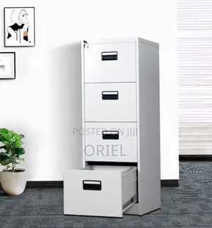 Office Cabinet : Modern 4-Drawer Vertical Office Steel Filing Cabinet