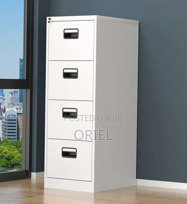 Office Cabinet : Modern 4-Drawer Vertical Office Steel Filing Cabinet