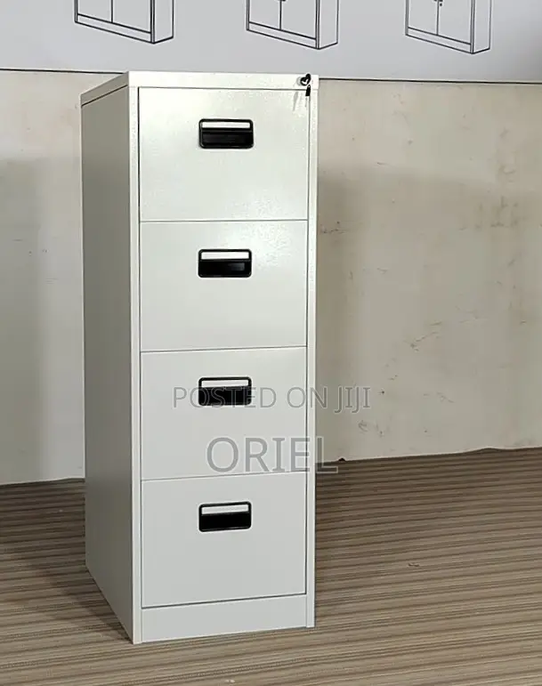 Office Cabinet : Modern 4-Drawer Vertical Office Steel Filing Cabinet