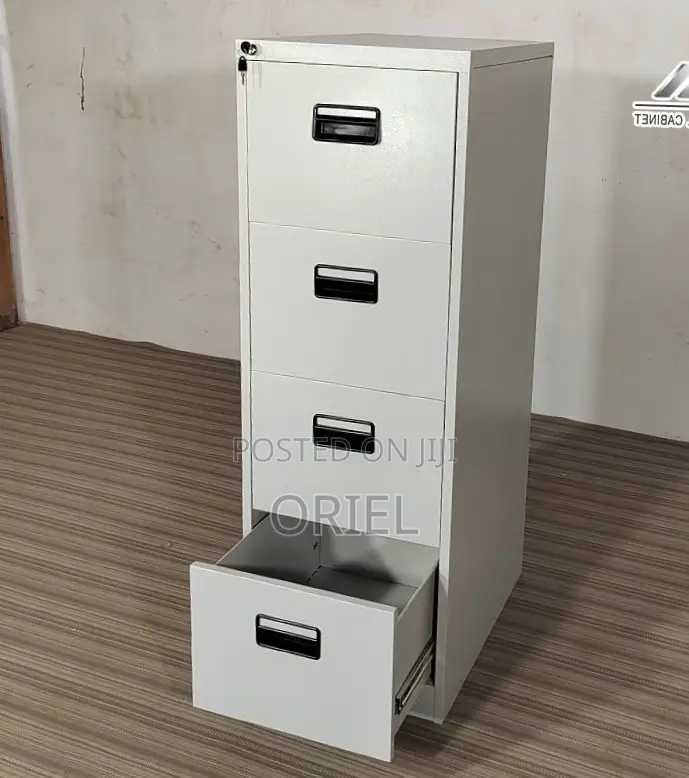 Office Cabinet : Modern 4-Drawer Vertical Office Steel Filing Cabinet