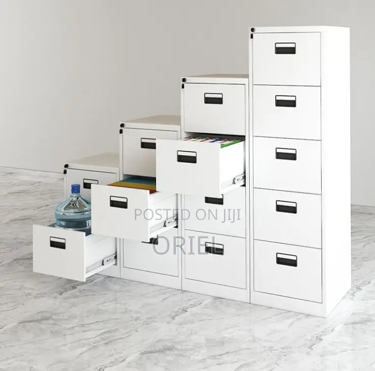 Office Cabinet : Modern 4-Drawer Vertical Office Steel Filing Cabinet