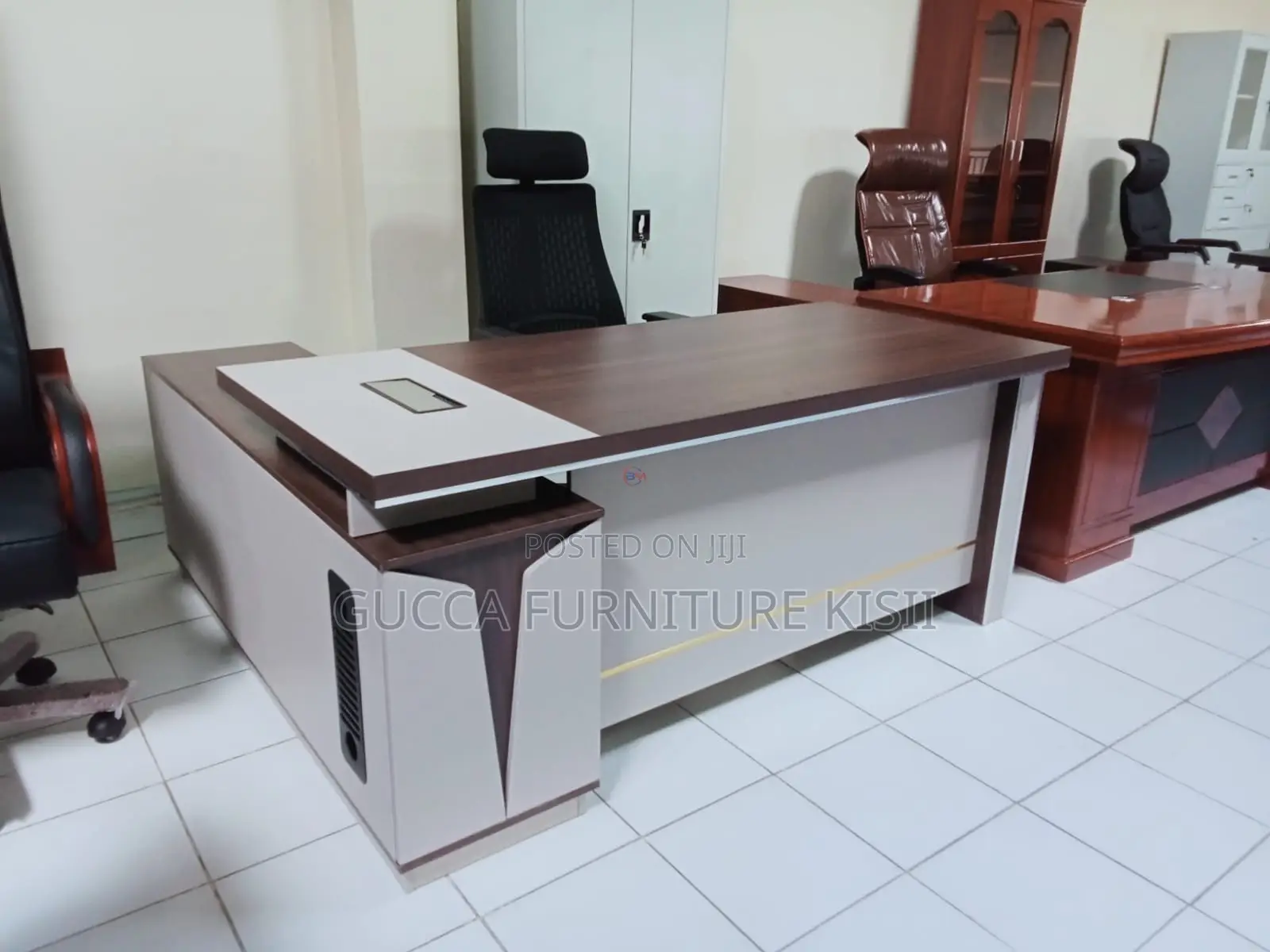 Office Desk; 1.6M Executive L-Shaped Office Desk