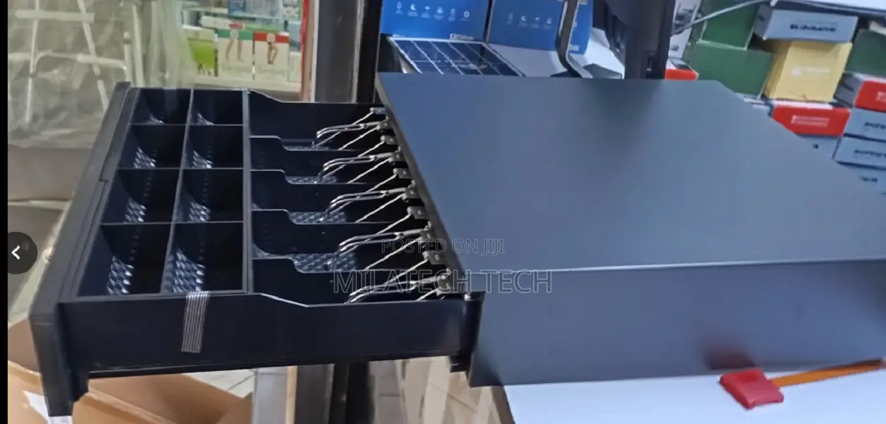 Steel 5 Tray Cash Register Drawer With Electronic Open