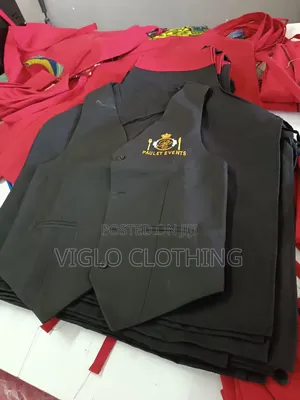 Hotel Branded Waist Coats Available
