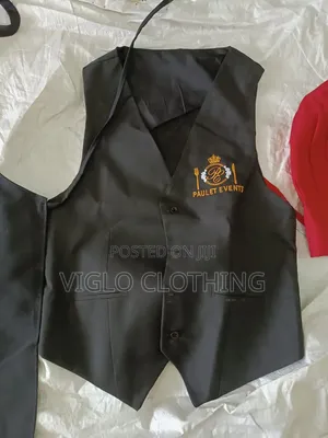 Hotel Branded Waist Coats Available