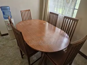 6 Seater Dining Table Along With Chairs