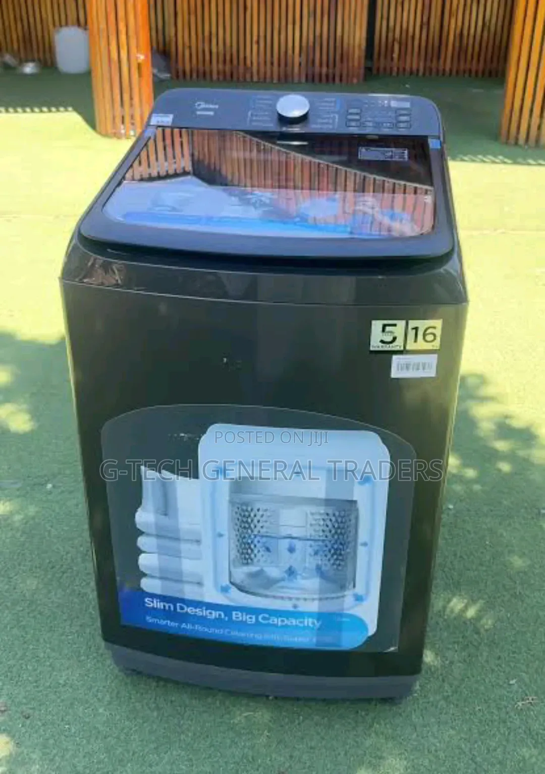 Midea 16kg Fully Automatic Top Loader Washing Machine (1yr Warranty)