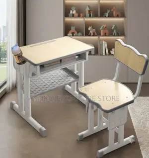 Home Desk; Ergonomic Adjustable Home Desk Chair Set