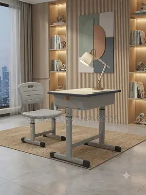 Home Desk; Ergonomic Adjustable Home Desk Chair Set