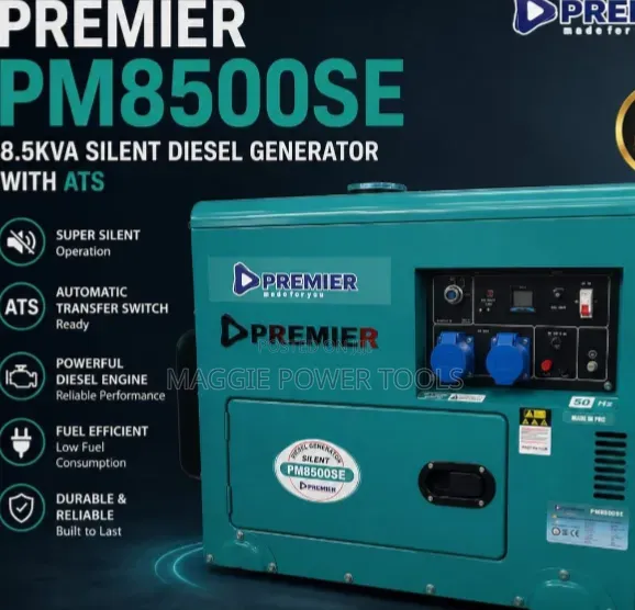 Durable 8.5kva Silent Diesel Generator/Premier Silent Diesel Generator