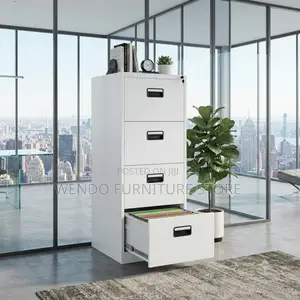 Office Cabinet; Lockable 4 Drawers Steel Cabinet