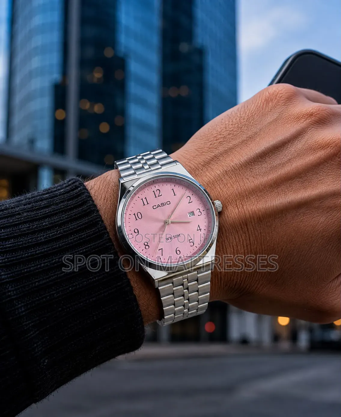 Casio Men Watch That Matches Your Outfit. Delivery Services Available.