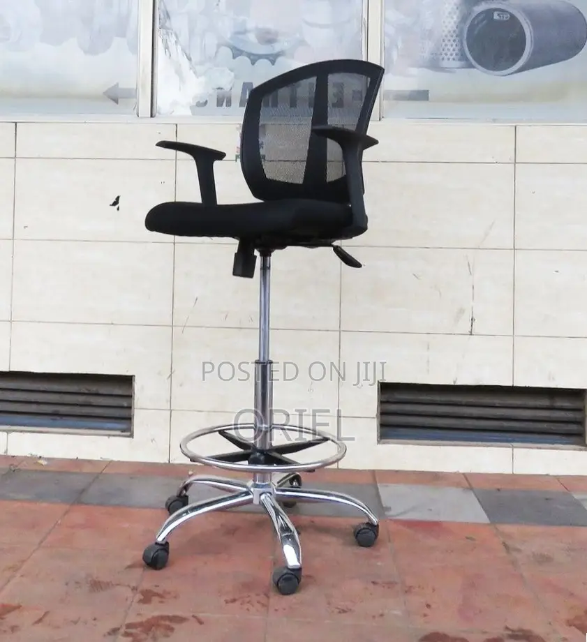Office Chair : Adjustable Office Cashier Chair With Foot Ring