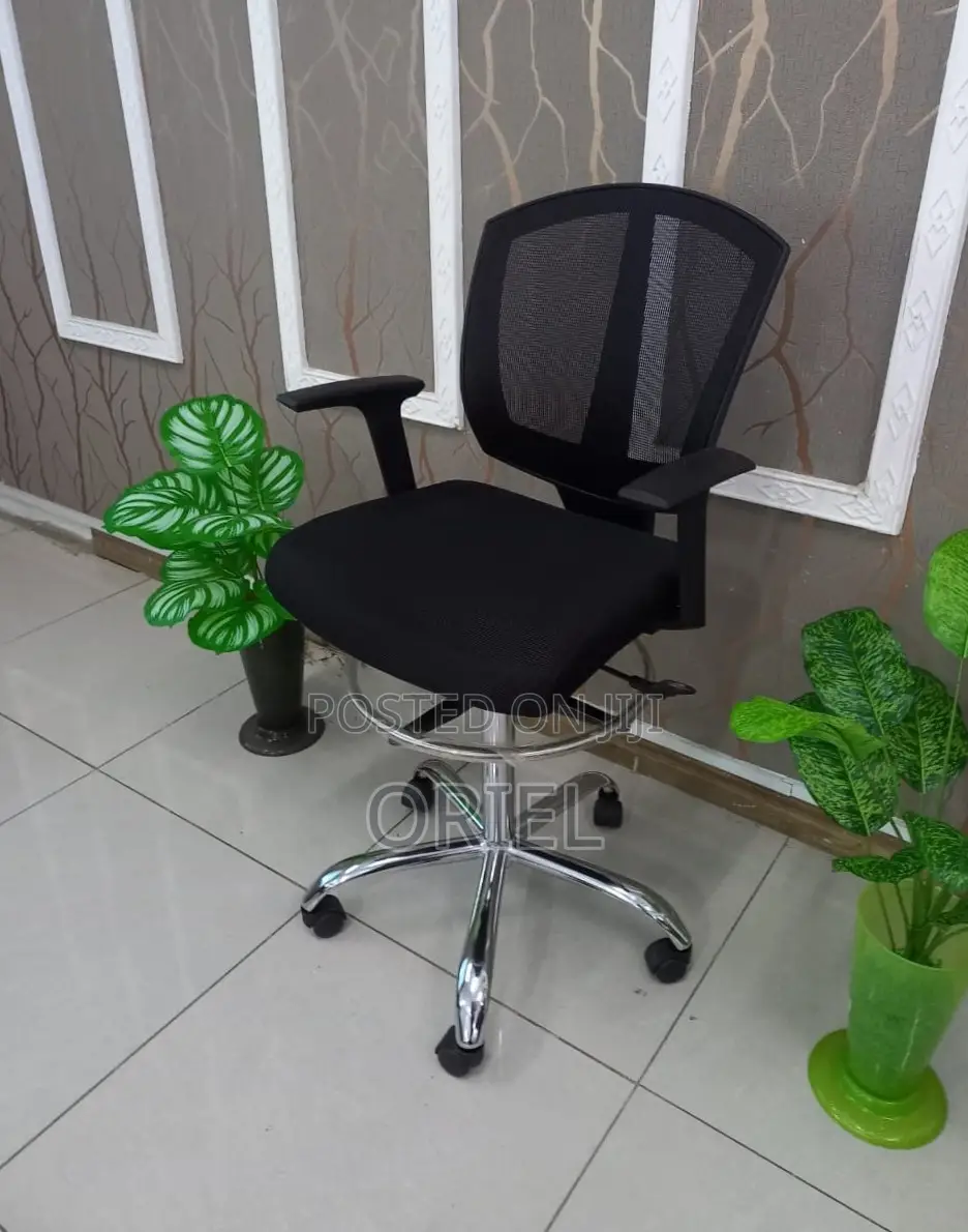 Office Chair : Adjustable Office Cashier Chair With Foot Ring