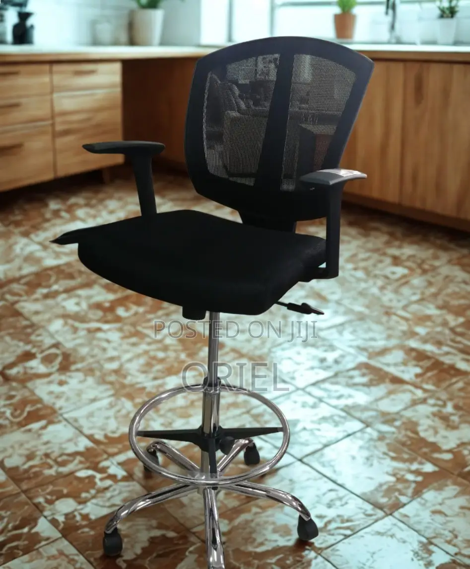 Office Chair : Adjustable Office Cashier Chair With Foot Ring