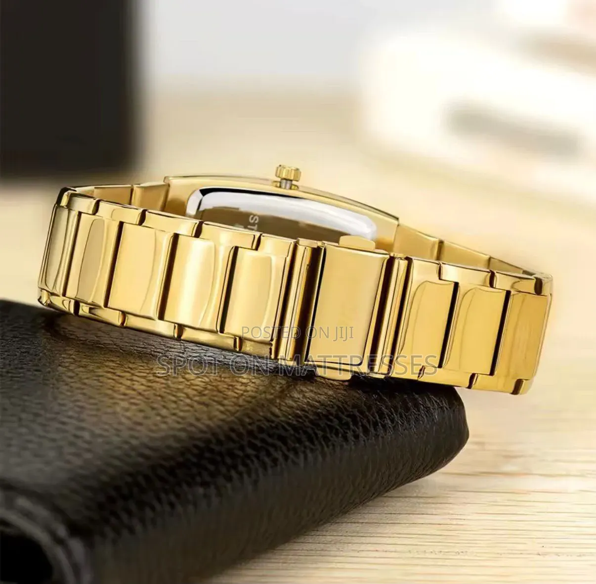 Rectangular Quartz Cute Watch for Men. Delivery Services Available.