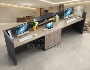 Reception Desk; 1.8 Meters Glance Rception Desk