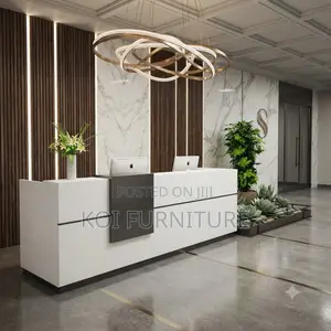 Reception Desk; 1.8 Meters Glance Rception Desk