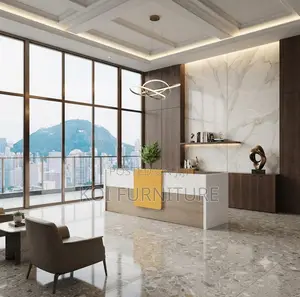 Reception Desk; 1.8 Meters Glance Rception Desk
