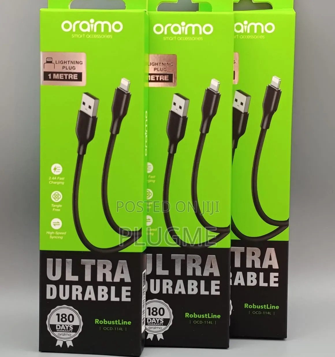 Oraimo 2.4 a Lightning iPhone Cable