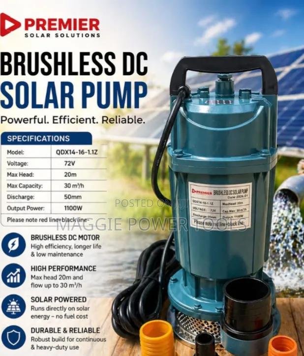 Brushless DC Solar Pump/Submersible Dc Brushless Solar Water Pumps