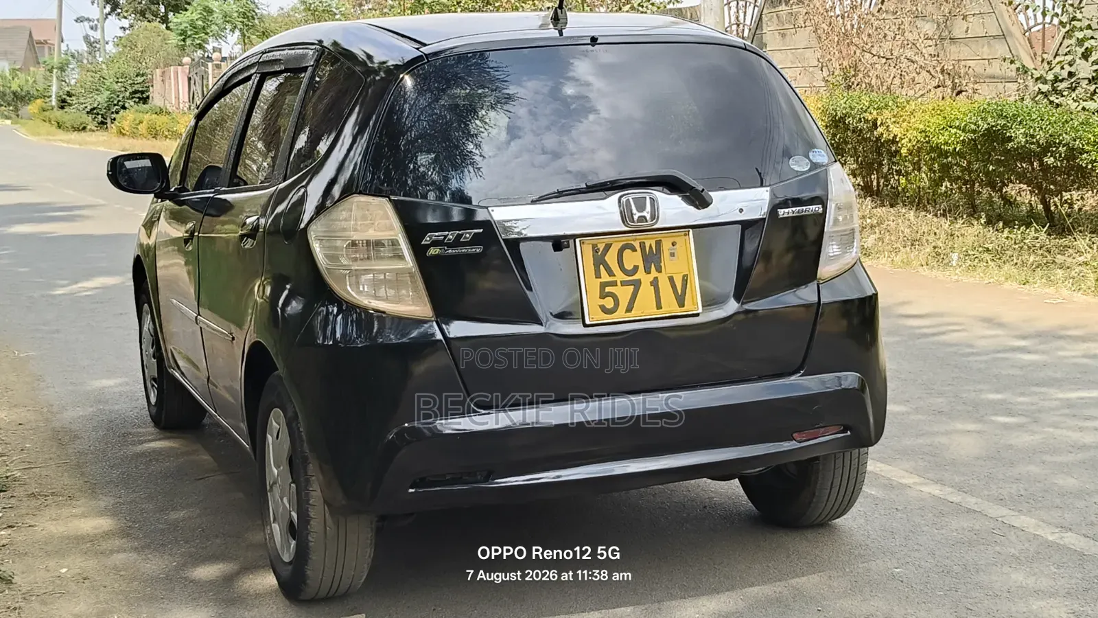 Honda Fit 2012 Black