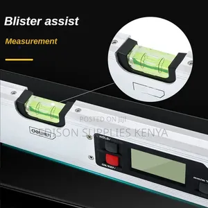 Digital Spirit Level 1 Metre Magnetic Angle Deli Inclinometer 100cm