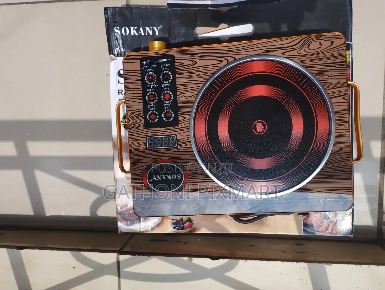 Sokany Portable Induction Cooker With Digital Touch Control 2200W