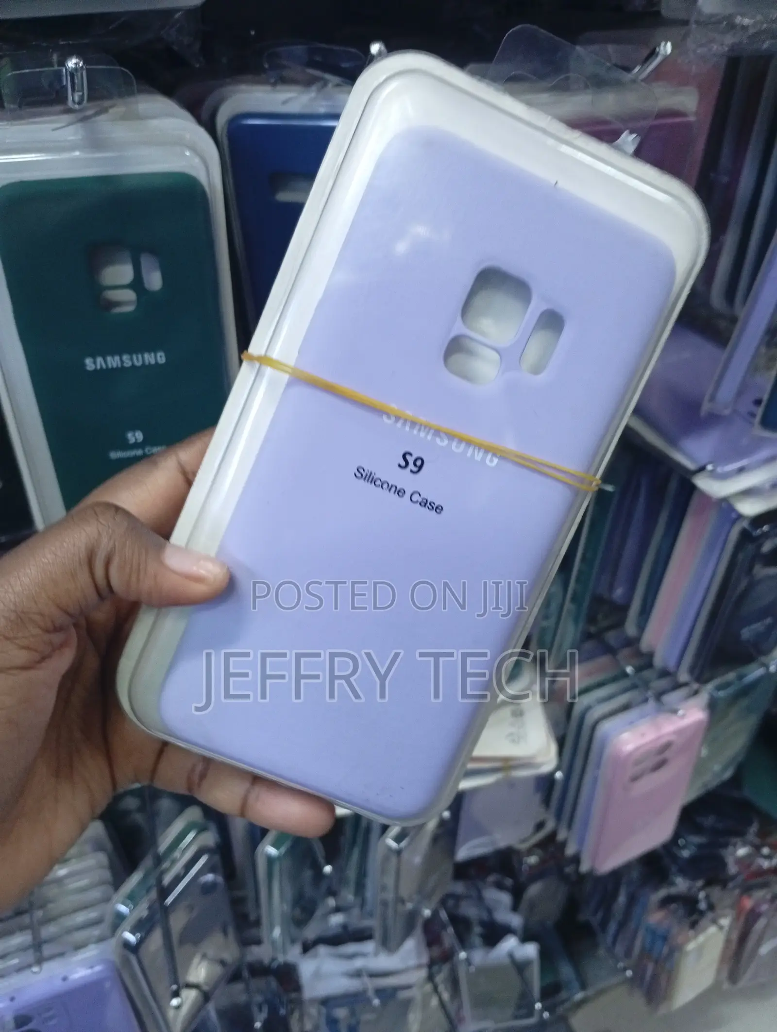 Samsung Galaxy S9 Silicone Case in Purple Slim, for Your Phone.
