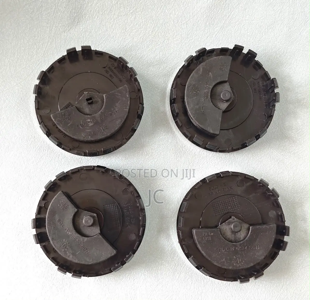 Mercedes-Benz 75mm Floating Wheel Center Caps (OEM Style)