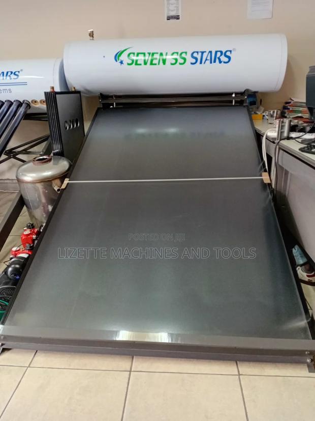 200L Seven Ss Flat Panel Pressurized Solar Water Heater - thumbnail 2