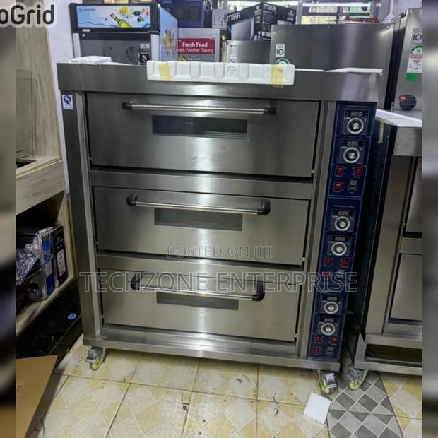 Euromax Deck Oven 3 Deck 6 Trays Comes With Free Trays 