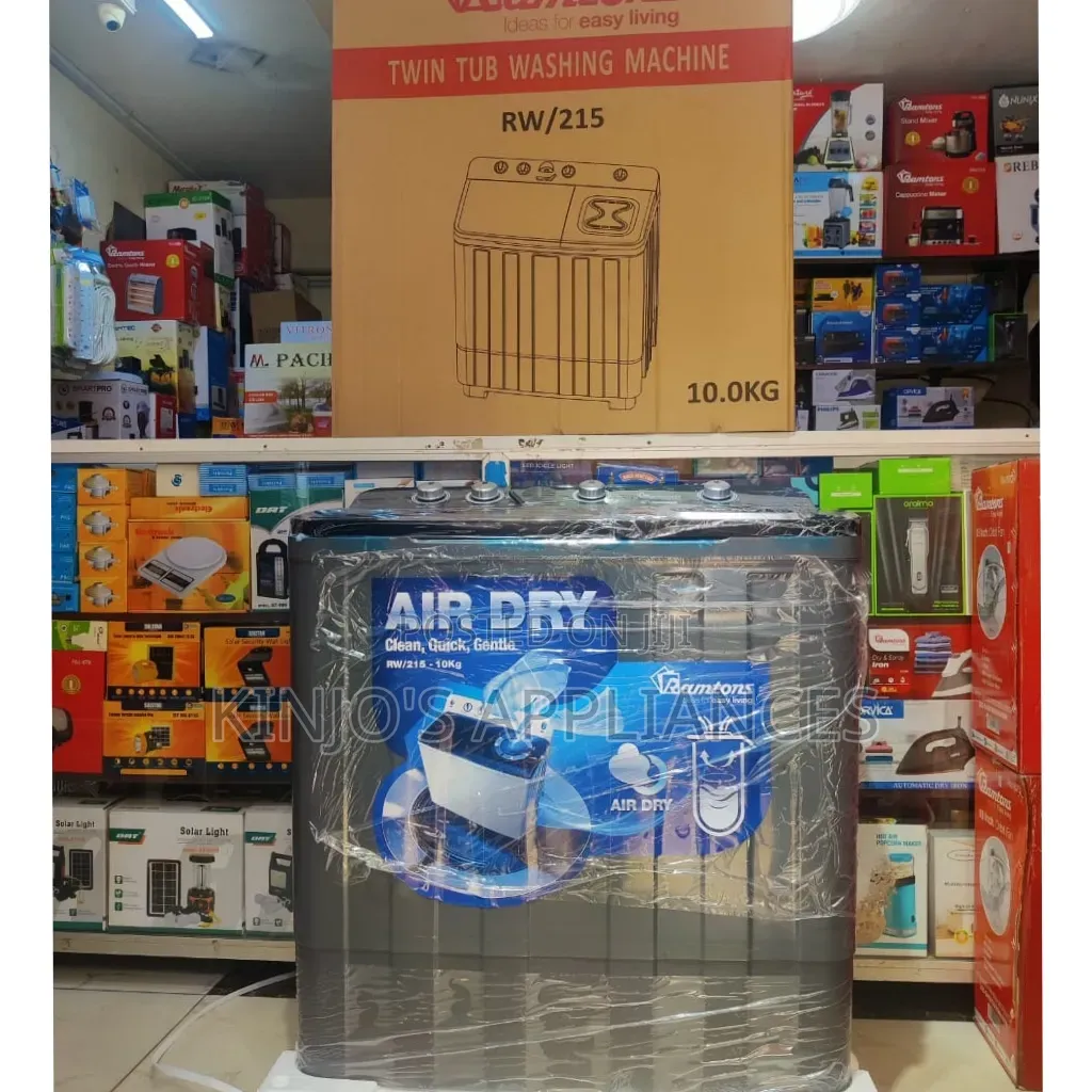 Ramtons Washing Machine Twin Tub 10kg With Air Dryer RW215