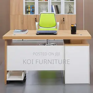 Office Desk; 1.2 Meters Drawered Home Office Modern Desk