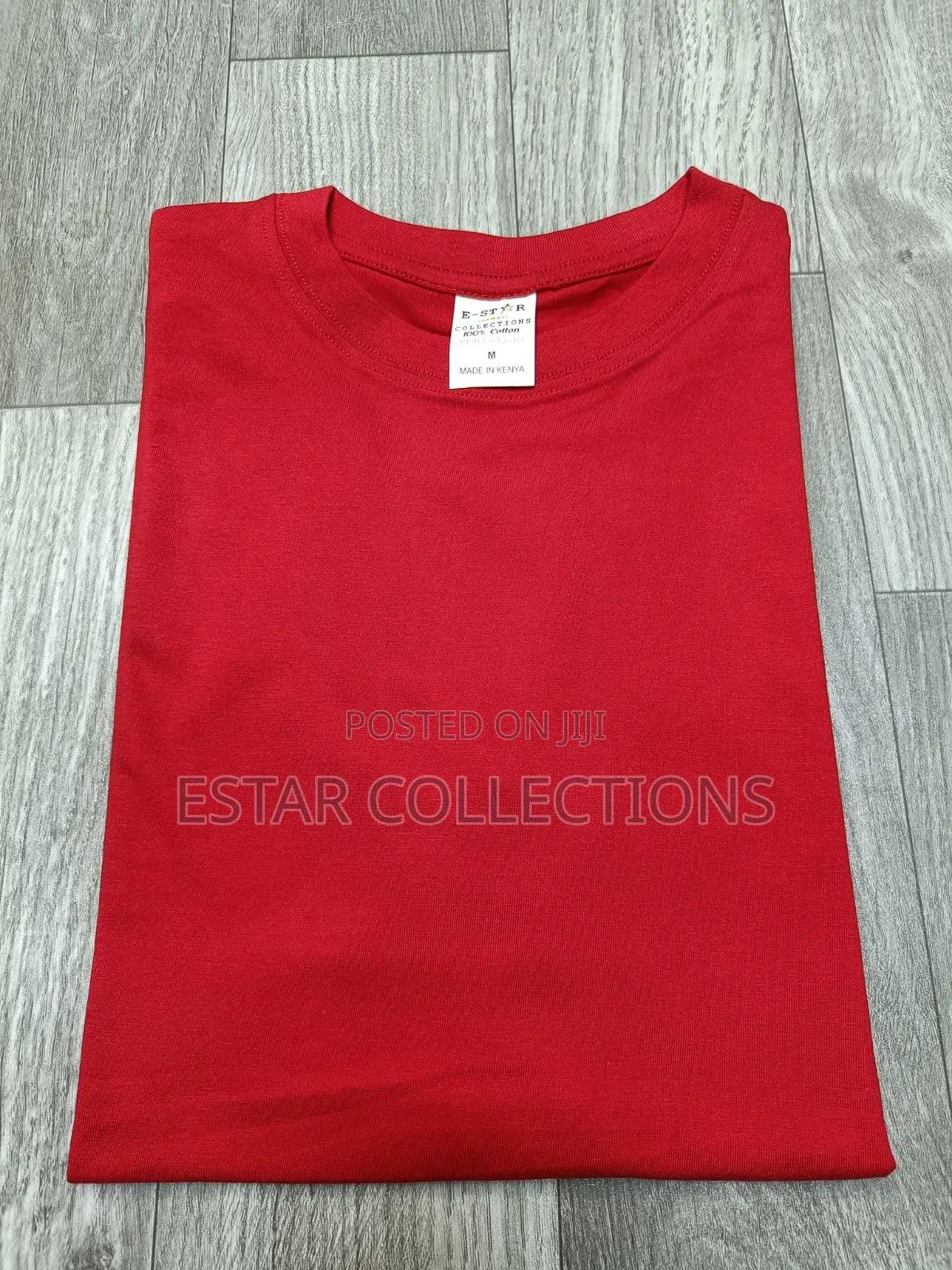 Red and Maroon Cotton T-Shirt