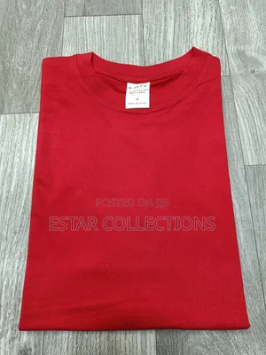 Red and Maroon Cotton T-Shirt