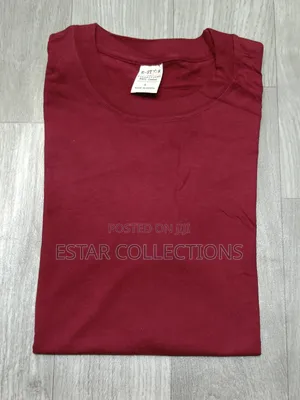 Red and Maroon Cotton T-Shirt